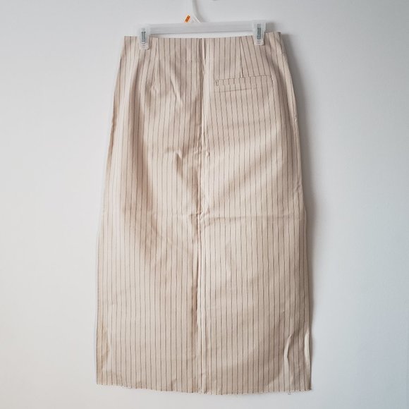 NWT Zara Midi Striped Skirt - Picture 5 of 7